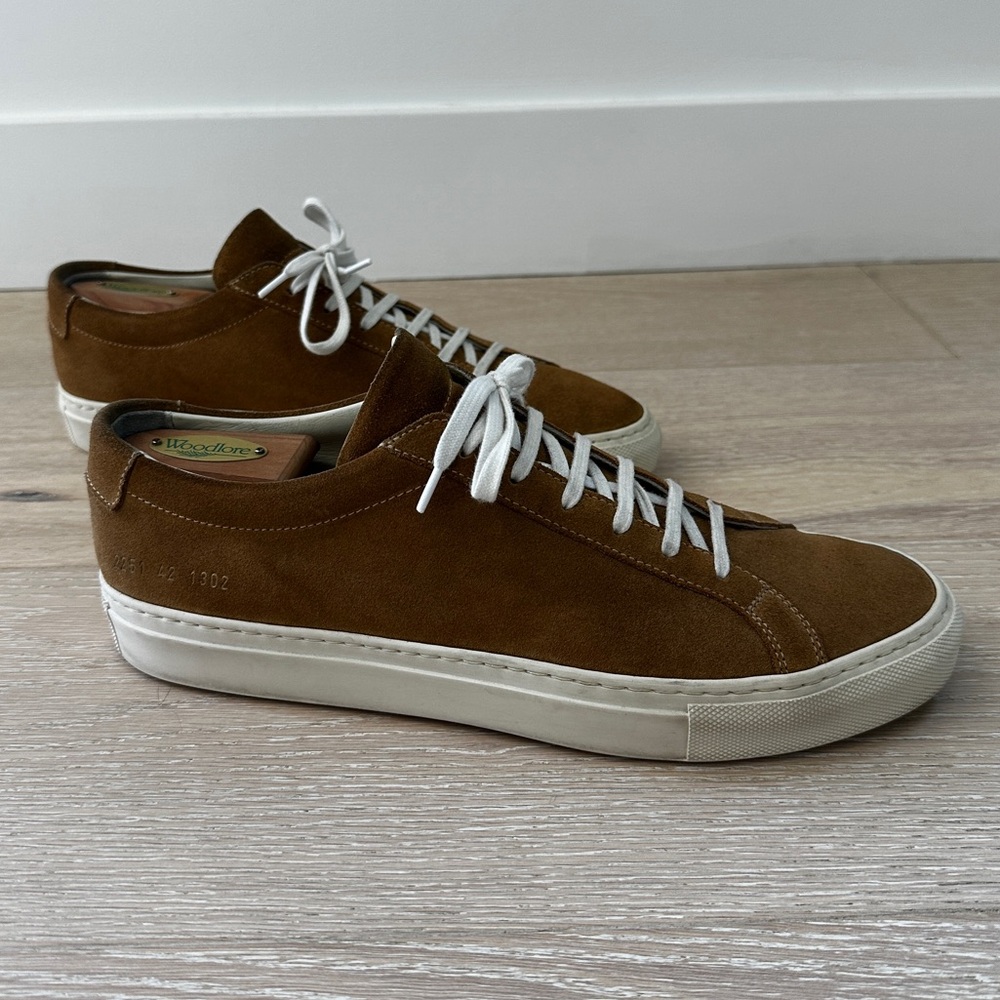Common Projects Achilles Low Suede Luxury Sneaker - Size EU 42 / US 9